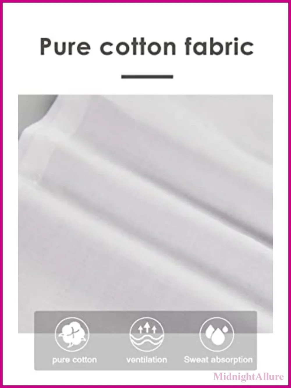 100% Cotton Half Slip Skirt Extender with Lace Trim, 22 Inch